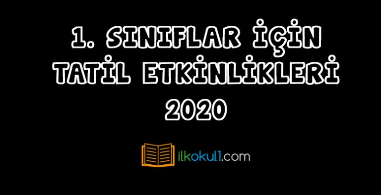 1. Sınıf Tatil Etkinlikleri -41 Sayfa-