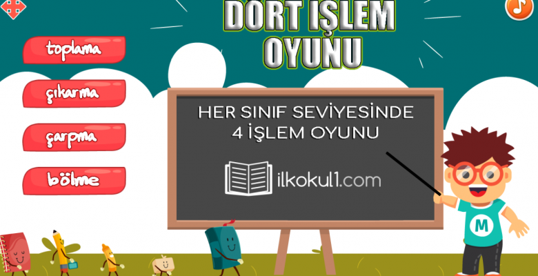 4 İşlem Oyunu -Tüm Sınıflar İçin-