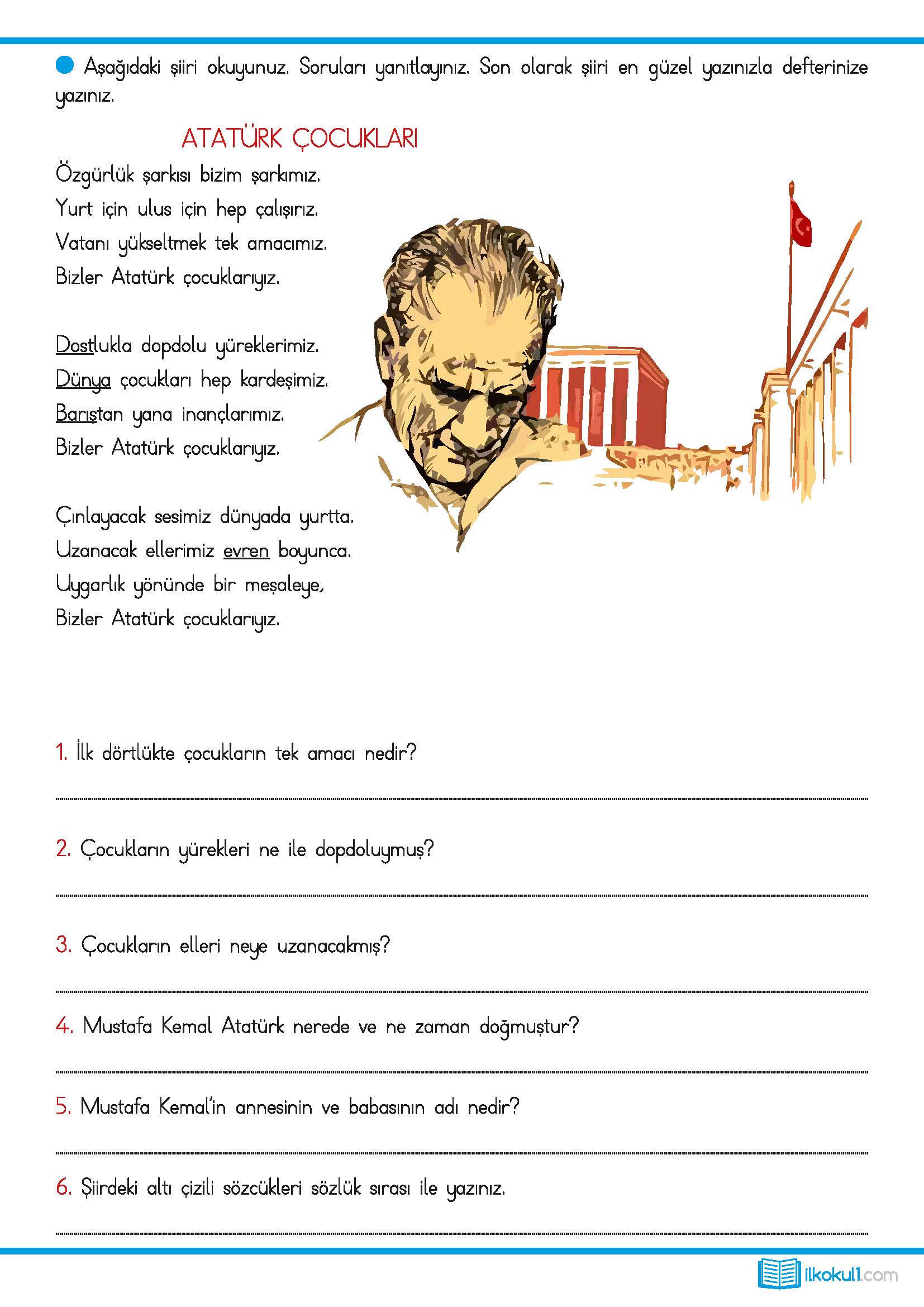 3 Sinif Gunluk Odevler 1 Donem 9 Hafta Sinif Ogretmenleri Icin Ucretsiz Ozgun Etkinlikler