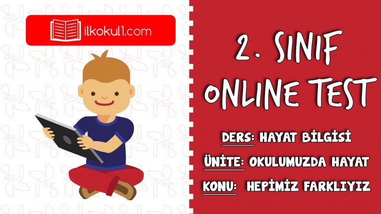 2. Sınıf Hayat Bilgisi -OKULA HAZIRLIK-  Online Test