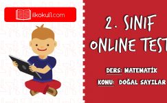 2. Sınıf Matematik -DOĞAL SAYILAR- Online Test