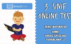 3. Sınıf Matematik -DOĞAL SAYILARI YUVARLAMA 2- Online Test
