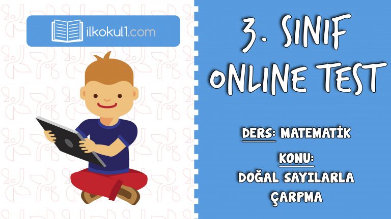 3. Sınıf Matematik -DOĞAL SAYILARLA ÇARPMA İŞLEMİ- Online Test