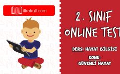 2. Sınıf Hayat Bilgisi -GÜVENLİ HAYAT- Online Test