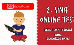 2. Sınıf Hayat Bilgisi -ÜLKEMİZDE HAYAT- Online Test