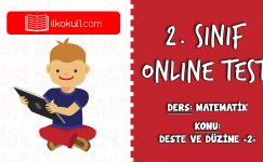 2. Sınıf Matematik -DESTE VE DÜZİNE 2- Online Test