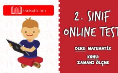 2. Sınıf Matematik -ZAMANI ÖLÇME- Online Test