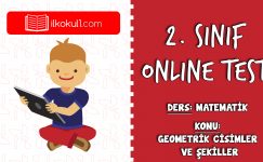2. Sınıf Matematik -GEOMETRİK CİSİMLER VE ŞEKİLLER- Online Test