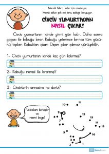 1. sınıf okuma anlama