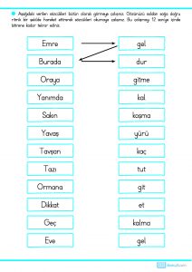 1. sınıf hızlı okuma