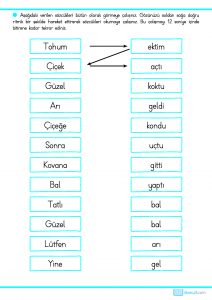 1. sınıf hızlı okuma