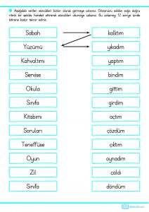 1. sınıf hızlı okuma