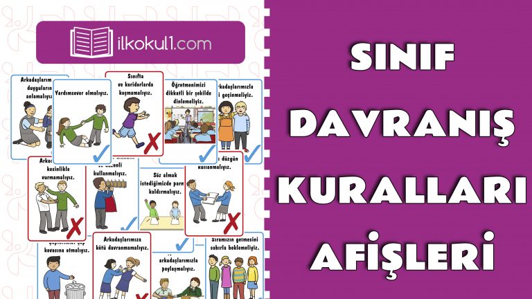 Davranış Kuralları Afişleri