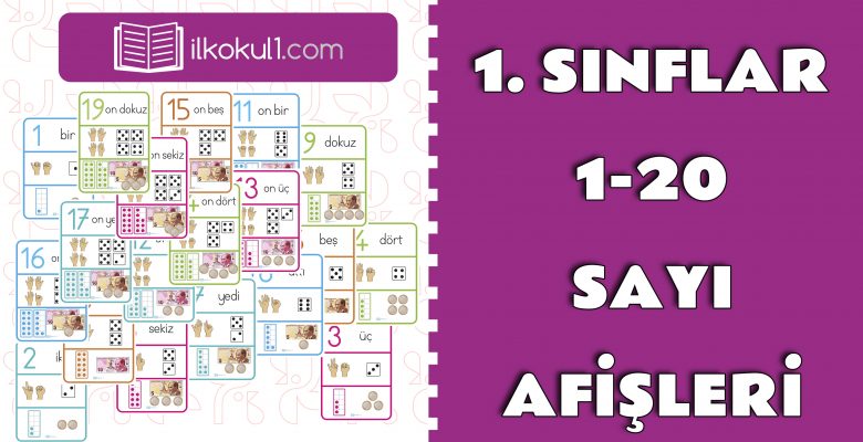 1. Sınıf Sayı Afişleri