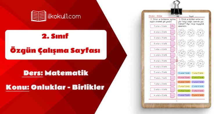 2. Sınıf Matematik 2 Basamaklı Doğal Sayılar 2. Sınıf Matematik 2 Basamaklı Doğal Sayılar
