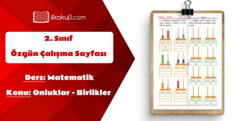 2. Sınıf Matematik 2 Basamaklı Doğal Sayılar