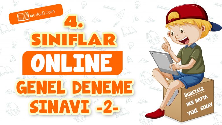 4. Sınıflar -Genel Değerlendirme Testi 2-