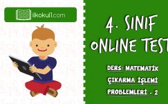 4. SINIF MATEMATİK ÇIKARMA İŞLEMİ PROBLEMLERİ – 2