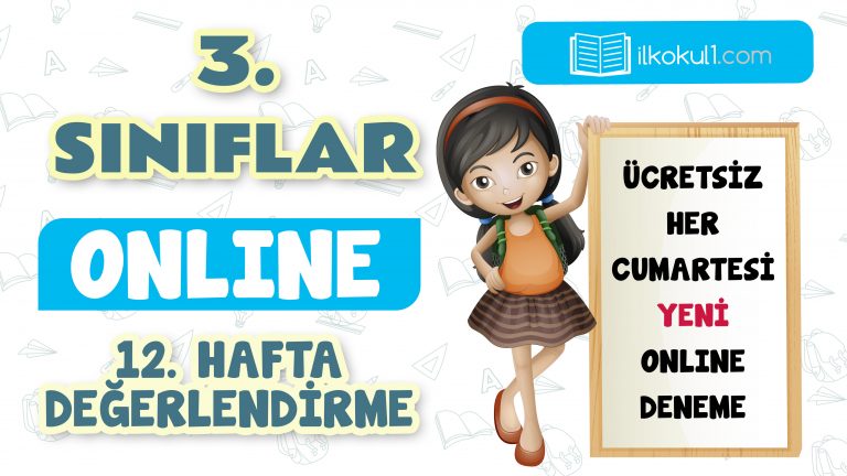 3. Sınıflar 12. Hafta Genel Deneme Sınavı