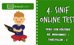 4. SINIF DİN KÜLTÜRÜ HZ. MUHAMMED’ İ TANIYALIM – 2