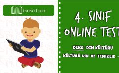 4. SINIF DİN KÜLTÜRÜ DİN VE TEMİZLİK – 2