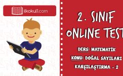 2. SINIF MATEMATIK DOĞAL SAYILARI KARŞILAŞTIRMA – 2