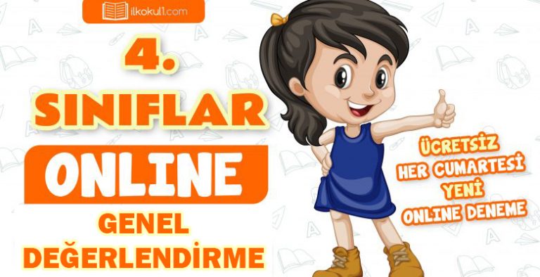 4. Sınıflar Genel Deneme Sınavı 28 Aralık 2024 4. Sınıflar Genel Deneme Sınavı 28 Aralık 2024