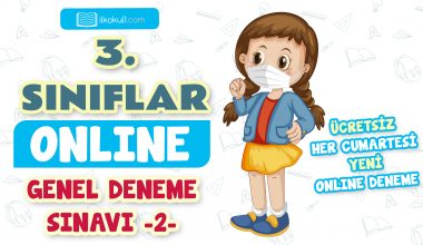 3. Sınıflar 1. Dönem Genel Deneme Sınavı -2-