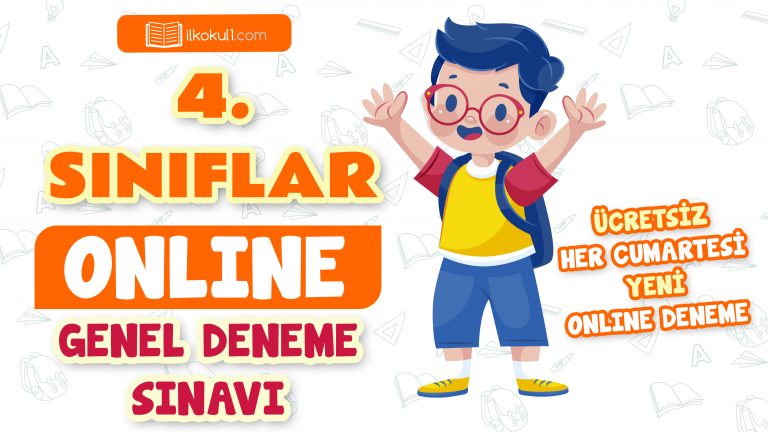 4. Sınıflar 1. Dönem Genel Deneme Sınavı 4. Sınıflar 1. Dönem Genel Deneme Sınavı