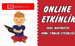 2. SINIF MATEMATİK YÖNLER ETKİNLİĞİ