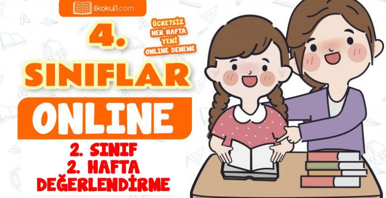 4.Sınıf 2.Dönem 2.Hafta Deneme Sınavı 4.Sınıf 2.Dönem 2.Hafta Deneme Sınavı