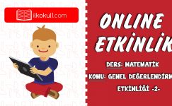 2. SINIF TÜRKÇE GENEL DEĞERLENDİRME ETKİNLİĞİ -2-