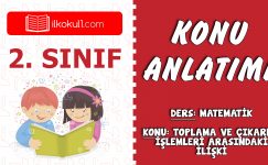 2. Sınıf Matematik Toplama Ve Çıkarma İşlemleri Arasındaki İlişki Konu Anlatımı
