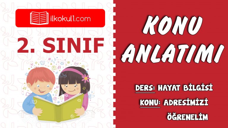 2. Sınıf Hayat Bilgisi Adresimizi Öğrenelim Konu Anlatımı 2. Sınıf Hayat Bilgisi Adresimizi Öğrenelim Konu Anlatımı