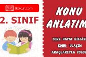 2. Sınıf Hayat Bilgisi Ulaşım Araçlarıyla Yolculuk Konu Anlatımı