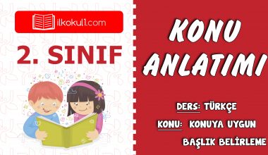 2. Sınıf Türkçe  5N1K( Ne, Kim, Nerede, Nasıl, Neden, Ne Zaman? ) Konu Anlatımı