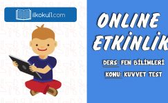 3. SINIF FEN BİLİMLERİ KUVVET TEST