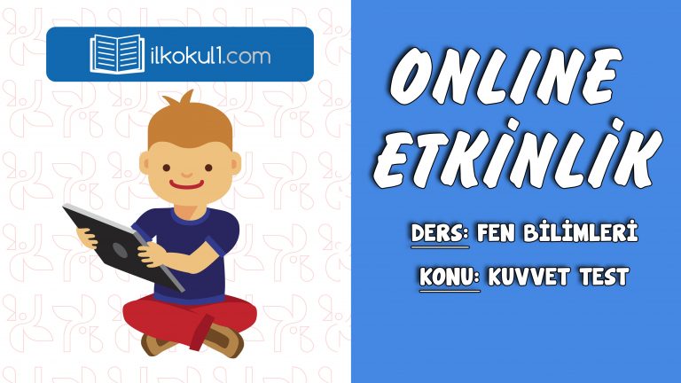3. SINIF FEN BİLİMLERİ KUVVET TEST