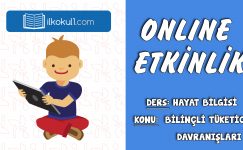 3. SINIF HAYAT BİLGİSİ BİLİNÇLİ TÜKETİCİ DAVRANIŞLARI