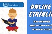 3. SINIF MATEMATİK EN YAKIN ONLUĞA YUVARLAMA ETKİNLİĞİ