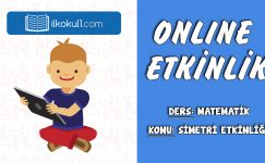 3. SINIF MATEMATİK SİMETRİ ETKİNLİĞİ