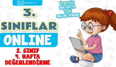 3. Sınıf 2.Dönem 4.Hafta Deneme Sınavı