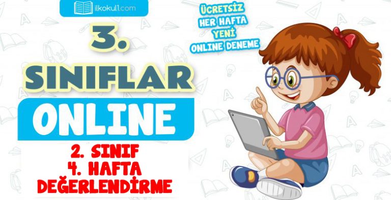 3. Sınıf 2.Dönem 4.Hafta Deneme Sınavı 3. Sınıf 2.Dönem 4.Hafta Deneme Sınavı