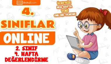 4. Sınıf 2.Dönem 4.Hafta Deneme Sınavı