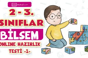2 ve 3. Sınıflar Bilsem Hazırlık Testi -1-