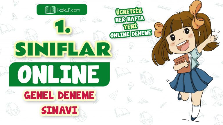 1. Sınıflar 2. Dönem Genel Deneme Sınavı -25 Mayıs 2024-