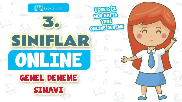 3. Sınıflar 2. Dönem Genel Deneme Sınavı -25 Mayıs 2024-