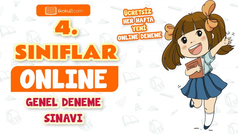 4. Sınıf 2. Dönem Genel Deneme Sınavı 18 Mayıs 2024