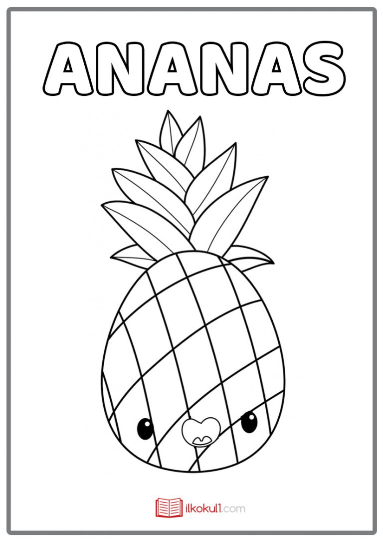 ANANAS BOYAMA SAYFALARI
