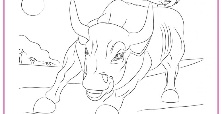 Boğa Boyama Sayfaları